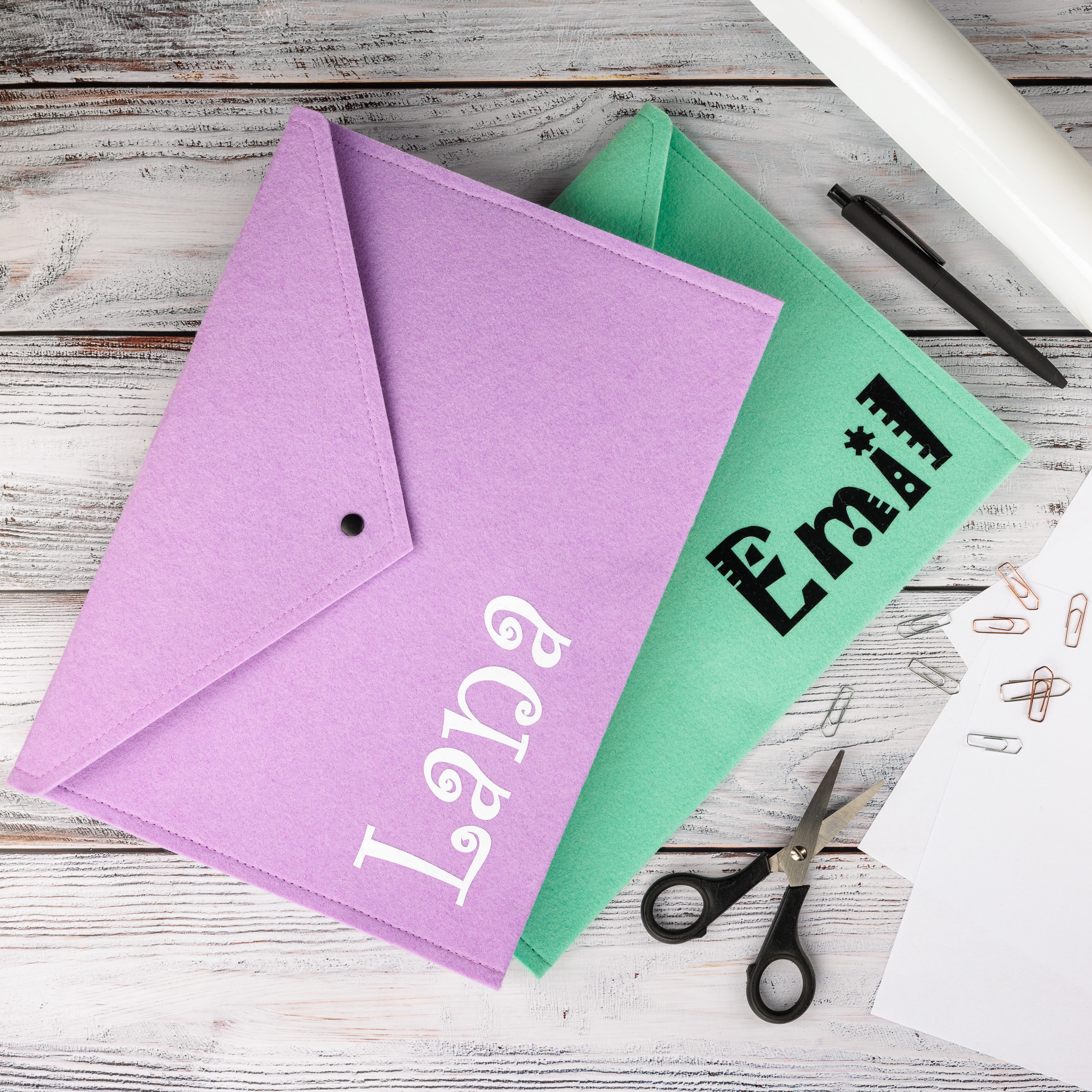 Accessoires Dokumententaschen aus Filz